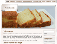 Tablet Screenshot of cakerecept.org